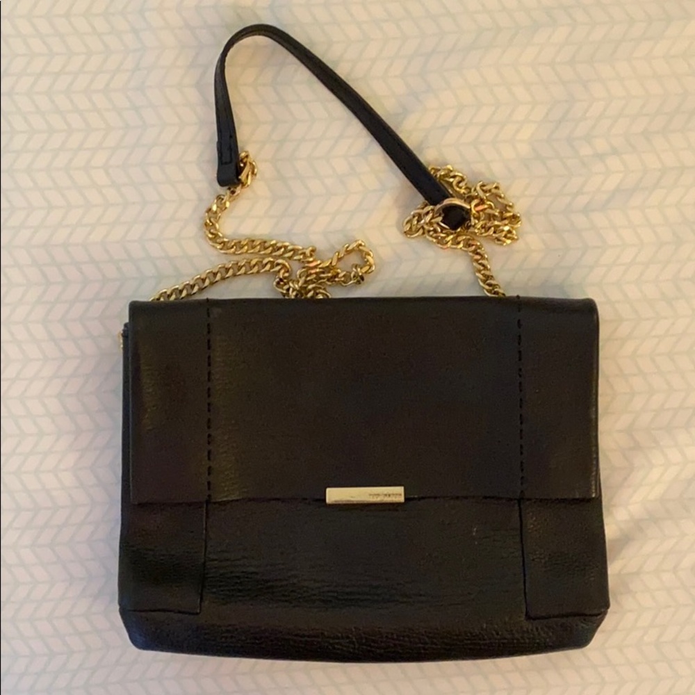 Ted Baker crossbody black leather purse